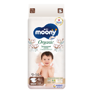 Подгузники Moony Organic, Размер L
