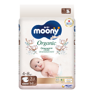 Подгузники Moony Organic, Размер S